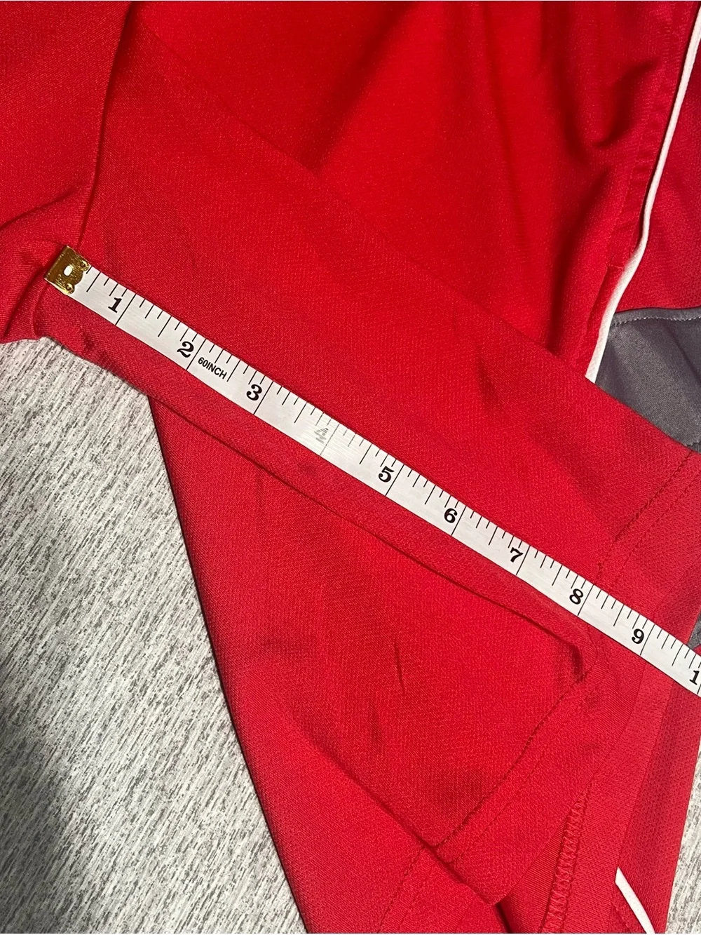 NC State Wolfpack Men's Athletic Red Basketball Shorts with Gray Panels
